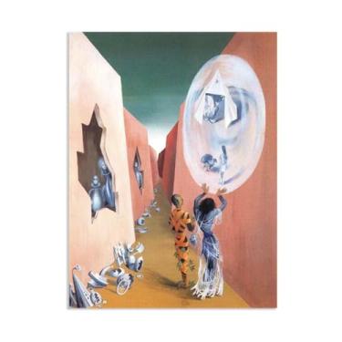 Imagem de Remedios Varo decoração de parede cigana e arlequim impressões em tela pintura surrealismo arte de parede decoração de casa Remedios Varo pôster presente para quarto sala de estar 80 x 60 cm (32 x 24