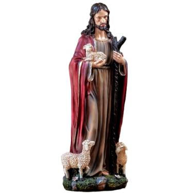 Imagem de Sacro, Imagem Jesus Bom Pastor 60cm Resina Importado