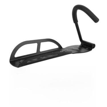 Imagem de Acouto Rack de Estacionamento Dobrável para Mountain Bike Em Liga de Alumínio Preto - Ferramenta de Suporte de Exibição de Parede para Scooter Elétrica que Economiza Espaço, Armazenamento Interno e