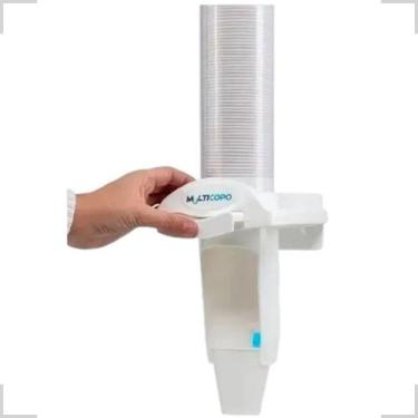 Imagem de Suporte Dispenser Porta Copos Descartáveis 180ml 200ml Agua - POUPA CO