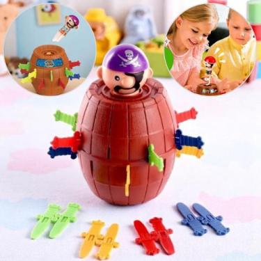 Imagem de Brinquedo Pula Pirata Barril Pirata Jump Infantil 18 Peças - Wellkids