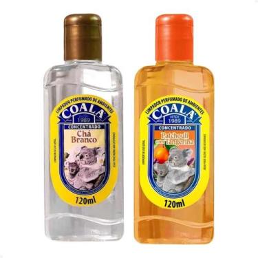 Imagem de Kit Coala Essências Limpador Perfumado de Ambientes Chá Branco e Patch