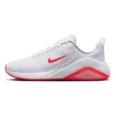 Imagem de Nike Bella 7 Tênis de treino feminino (FZ1689-101, branco/branco-carmesim brilhante), Branco/Branco/Carmesim Brilhante, 39 BR