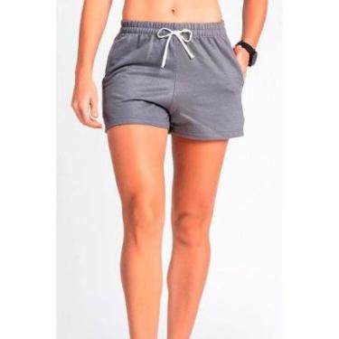 Imagem de Short Moletom Runner Chumbo-Feminino