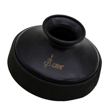 Imagem de F Fityle Silenciador de saxofone alto portátil, 1 peça, saxofone silenciador Sourdine 7,2 x 4,1 x 3,3 cm - Preto