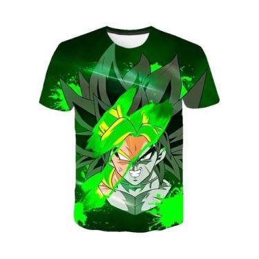 Imagem de Camiseta De Anime Dragon Ball Vegeta Goku Para Meninos Estilo Harajuku
