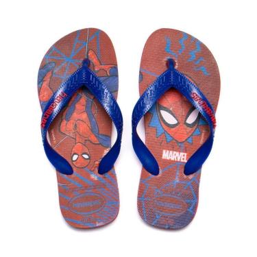 Imagem de Chinelo Infantil Havaianas Top Marvel Homem Aranha Vermelho/azul-Masculino