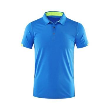 Imagem de Camisa Polo Masculina de Manga Curta - Respirável, Secagem Rápida, 8 C