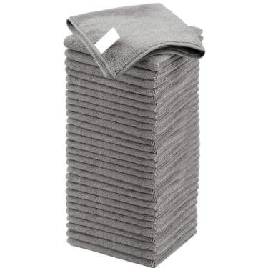 Imagem de Panos de Limpeza Profissionais Microfibra - Toalha Pano Ultra Macia Não Abrasiva Super Absorvente Reutilizável Sem Pelúcias Manchas para Peneirar Gera