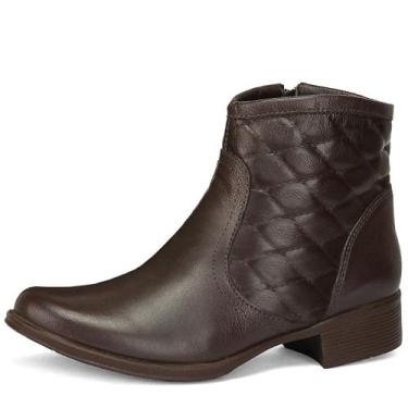 Imagem de Bota Infantil Matelassê Cano Médio Cla Cle - 312 - Café, 31
