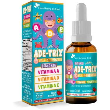 Imagem de ADE-TRIX KIDS (Vitamina A, D e E) Sabor Morango 30ml Flora Nativa-Unissex