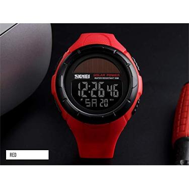 Imagem de ZJchao Relógio Analógico Digital Masculino Moda Casual Esportivo Relógio de Pulso Pulseira de Couro Retroiluminação Relógios Multifuncionais Masculino para Atividades de Negócios e Ao