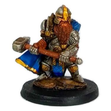 Imagem de Paladino Anão - Murim - Miniatura pintada - RPG - Genérico