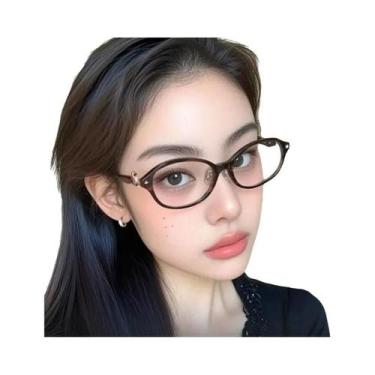 Imagem de Óculos De Leitura Unissex Modernos Para Presbiopia, Design Elíptico Pa