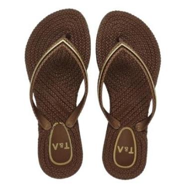 Imagem de Chinelo Terra e Água Feminino Detalhe Metalizado Elegante-Feminino