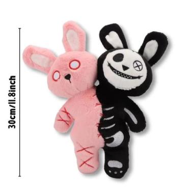 Imagem de Brinquedo De Pelúcia Gótico De Coelho De 30cm Para Crianças, Bonecos D