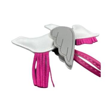 Imagem de Chaveiro De Pônei Alado Adorável Multicolorido Em Couro PU Com Borla P