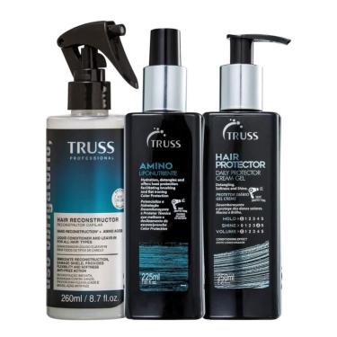 Imagem de Kit Truss Uso Obrigatório Amino Hair Protector  3 Produtos 