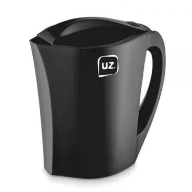 Imagem de Jarra Plástica com Tampa Mix 1,5 Litros Resistente - UZ, Preto