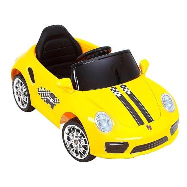 Imagem de Carro Elétrico Infantil Bang Toys 6V Esporte Luxo - Amarelo