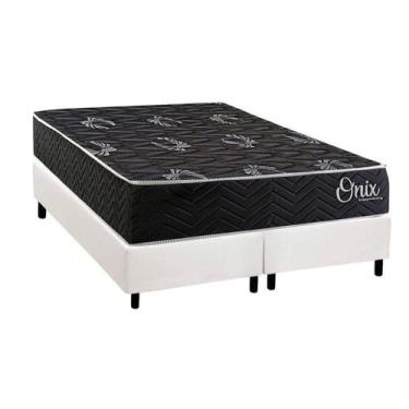 Imagem de Cama Box NOVO + Colchão Espuma Kappesberg D28 Anatômico Onix + Base CR
