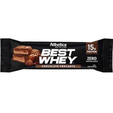 Imagem de Barra Proteina Best Whey Chocolate Crocante Atlhetica 62g