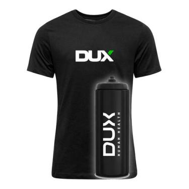 Imagem de Kit Camiseta Dux Squeeze Garrafa Nutrition Lab DryFit Camisa - DUX Nut