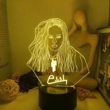 Imagem de Luz noturna LED 3D Billies Color Changing para crianças - yiweisai