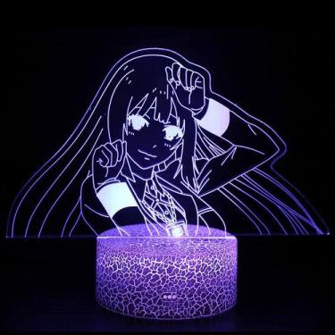 Imagem de Luz noturna LED 3D com mudança de cor Jabami Yumeko de Kakegurui - Yiw