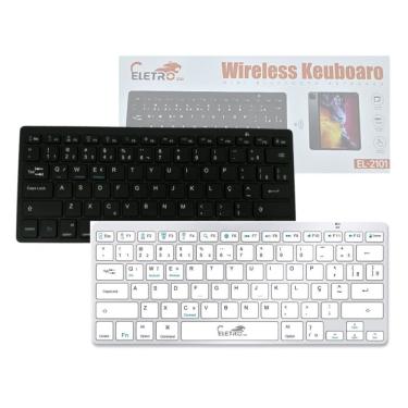 Imagem de Teclado Portátil Bluetooth Sem Fio