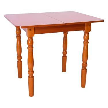 Imagem de Mesa Dobrável Pes Torneados 96 Cm 110lb Marjori - Mel Brilho Mel Brilho