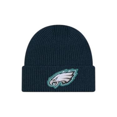 Imagem de Boné New Era Skull Knit Philadelphia Eagles Verde Masculino-Masculino