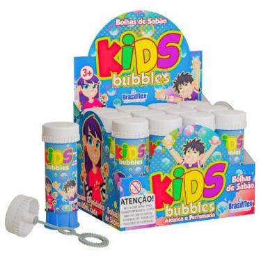 Imagem de Bolinha Sabão Kids Festas 12u Lembrancinha Festa Infantil, Colorido