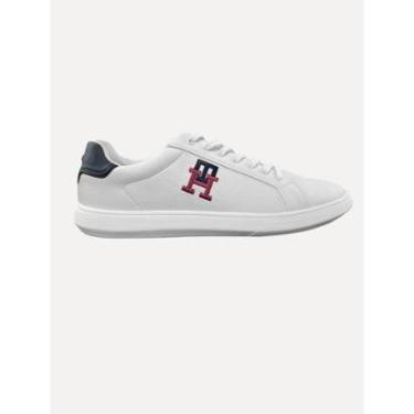 Imagem de Tênis Tommy Hilfiger Masculino Daniel 24 Monogram Branco-Masculino
