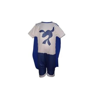 Imagem de Fantasia Infantil Roupa Lucas Neto Com Capa - Bililika, Branco, M