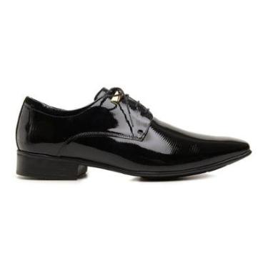 Imagem de Sapato Social Jota Pe Verniz Preto Air 74894tr-Masculino