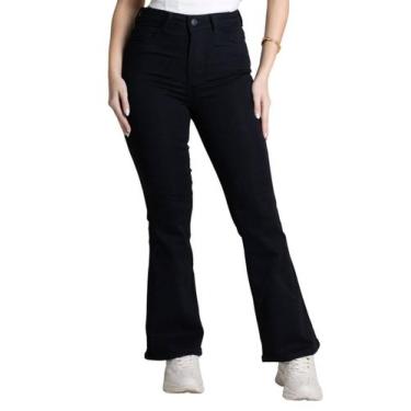 Imagem de Calça Sarja Sawary Boot Cut - 278214 Preto, Preto, 44
