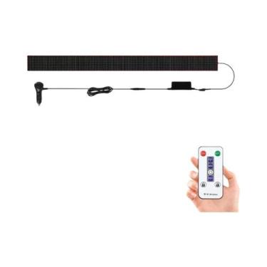 Imagem de Letreiro LED Olho Do Diabo Para Caminhão Com Controle Remoto, Animação