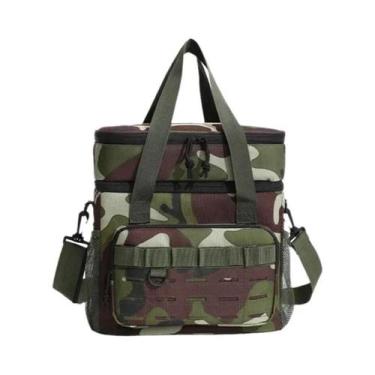 Imagem de Bolsa Térmica Tática Isolada De 18L Com 2 Camadas À Prova De Vazamento