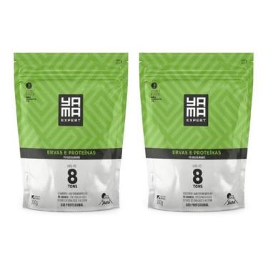 Imagem de Kit C/2 Pó Descolorante Ervas e Proteínas Dust Free Refil 300g Yamá - 
