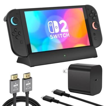 Imagem de Estação Dock para TV DGBOSEN Substituição para Switch 2 com HDMI 4K