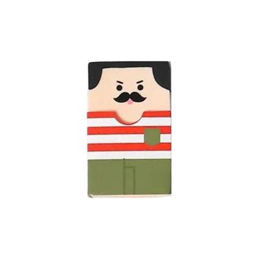 Imagem de Borracha Escolar Yin's Careca 2 Que Fica Calva na Parte de Cima com Uso Unidade com Bri...