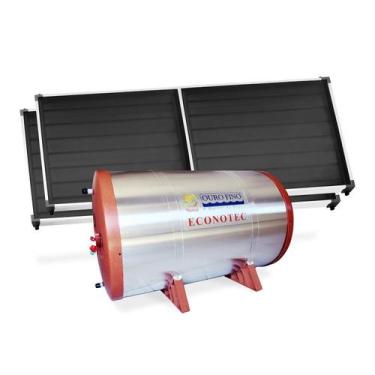 Imagem de Kit de Aquecimento Solar 2 Placas solares e Reservatório com capacidad