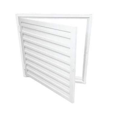Imagem de Porta Abrigo Alçapão Para Telhado 60x60 Portinhola De Aço Laminado Bra