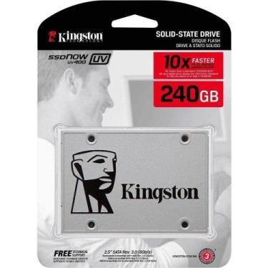 Imagem de SSD 240GB Kingston A400 Sata Leitura 500MBs e Gravacao 450MBs SA400S37