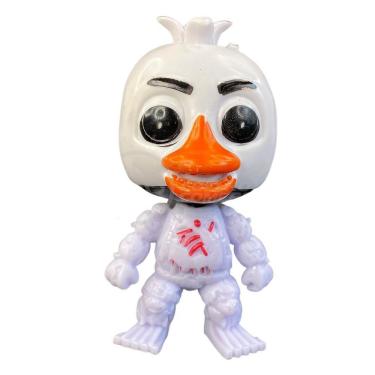 Imagem de Boneco Colecionável Pop Happy Five Nights At Freddy's FNAF - Chica de Personagem do Jog...