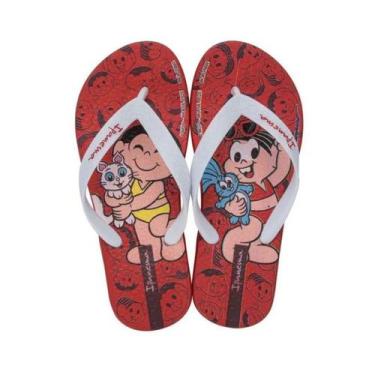 Imagem de Chinelo ipanema infantil turma da monica meninas, 31/32, Vermelho