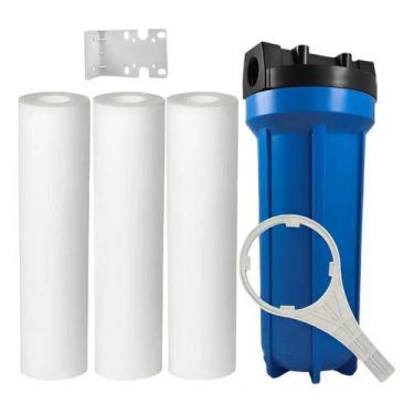 Imagem de Filtro Caixa D'água Cavalete Eco Royal B&b + 3 Refis Extra