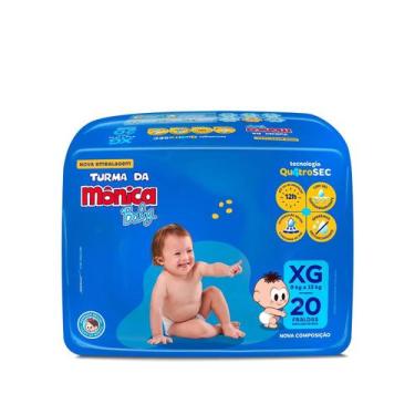 Imagem de Fralda Turma da Mônica Baby Jumbo - Tam XG - 60 Unidades/Tiras, XG, 20