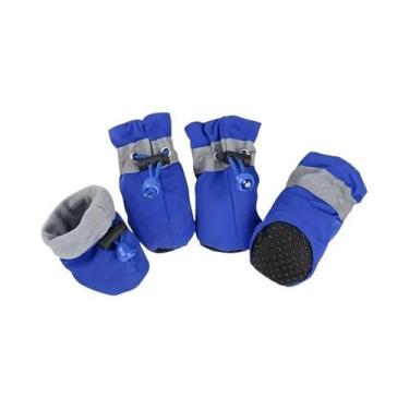 Imagem de Botas Impermeáveis Para Cães Com Solado Macio, Calçados Para Filhotes 